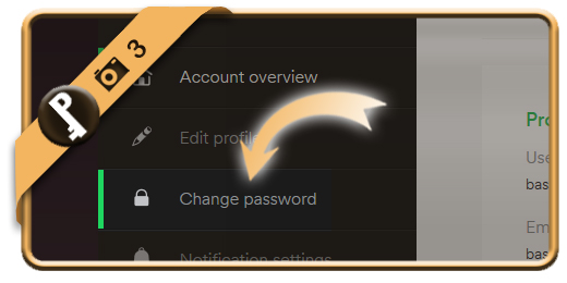 change spotify password 3