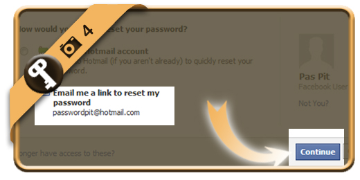 forgot facebook page password