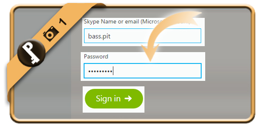change skype password 1