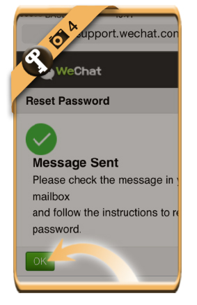 wechat forgot password phone number