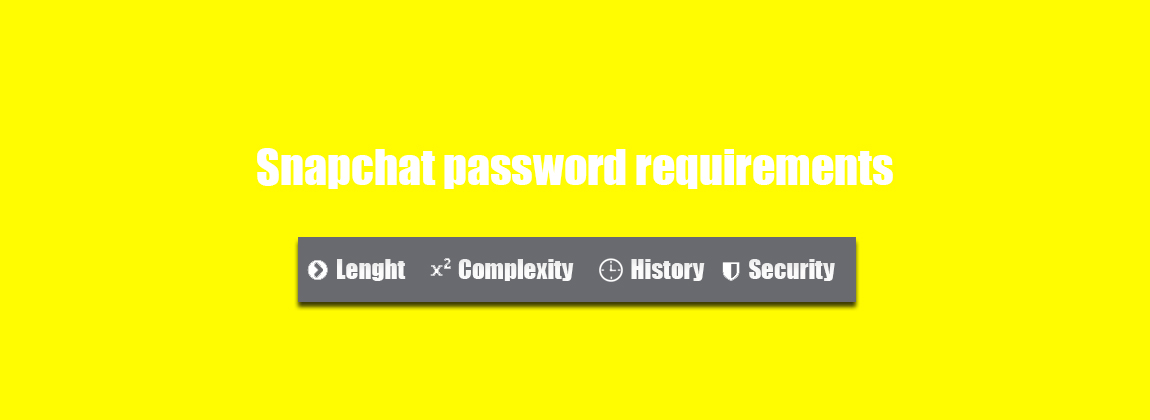 snapchat password rules