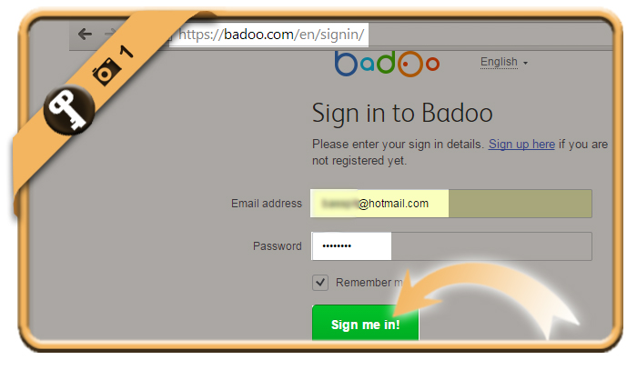 In badoo english sign Badoo