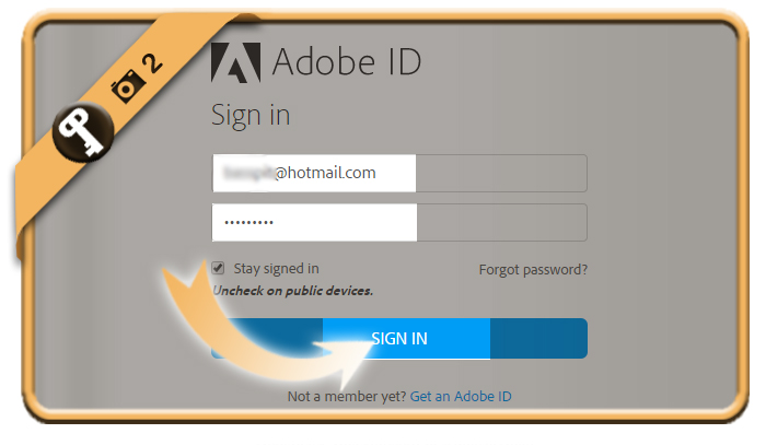how to change adobe password