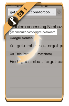 forgot nimbuzz password 1