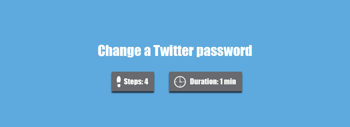 how to change password of twitter